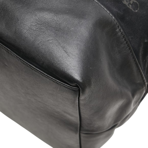 Lucien Pellat-Finet Skull Tote Bag in Black Cotton and Leather for Women